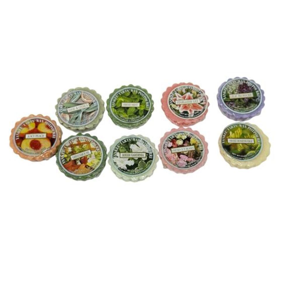 Yankee Candle 9 Piece LOT Of Scented Candle Melting Tarts Home‎ Fragrance